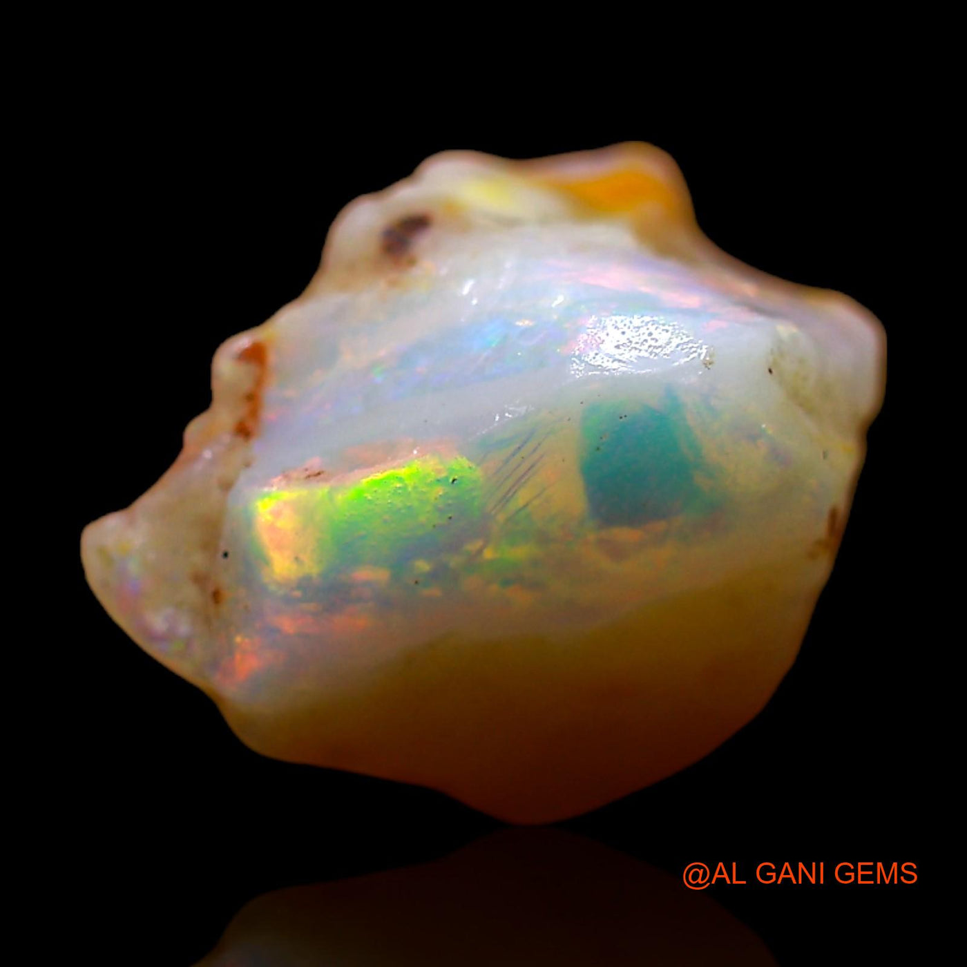 4.00 Cts Natural Australian Fire Opal Fancy Rough Loose Gemstone For Jewelry 11x9x8 mm RC-589