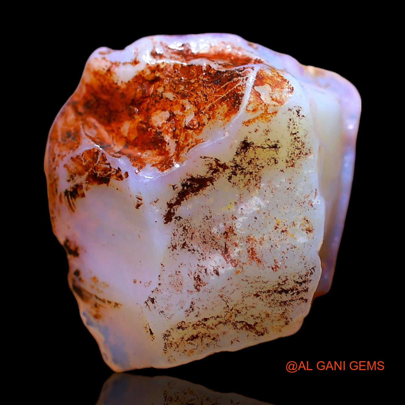 24.00 Cts Natural Australian Fire Opal Loose Gemstone Fancy Rough 22x19x11 mm RC-58