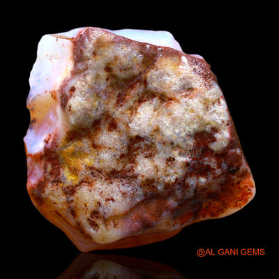 24.00 Cts Natural Australian Fire Opal Loose Gemstone Fancy Rough 22x19x11 mm RC-58