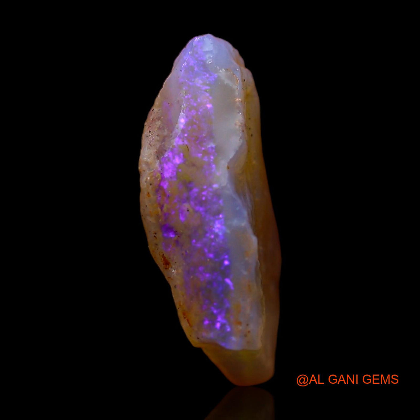 2.00 Cts Natural Australian Fire Opal Loose Gemstone Fancy Rough 11x11x4 mm RC-590