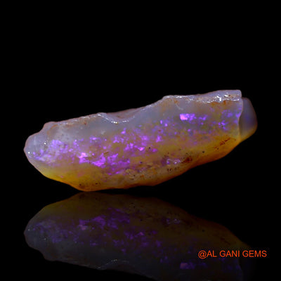 2.00 Cts Natural Australian Fire Opal Loose Gemstone Fancy Rough 11x11x4 mm RC-590