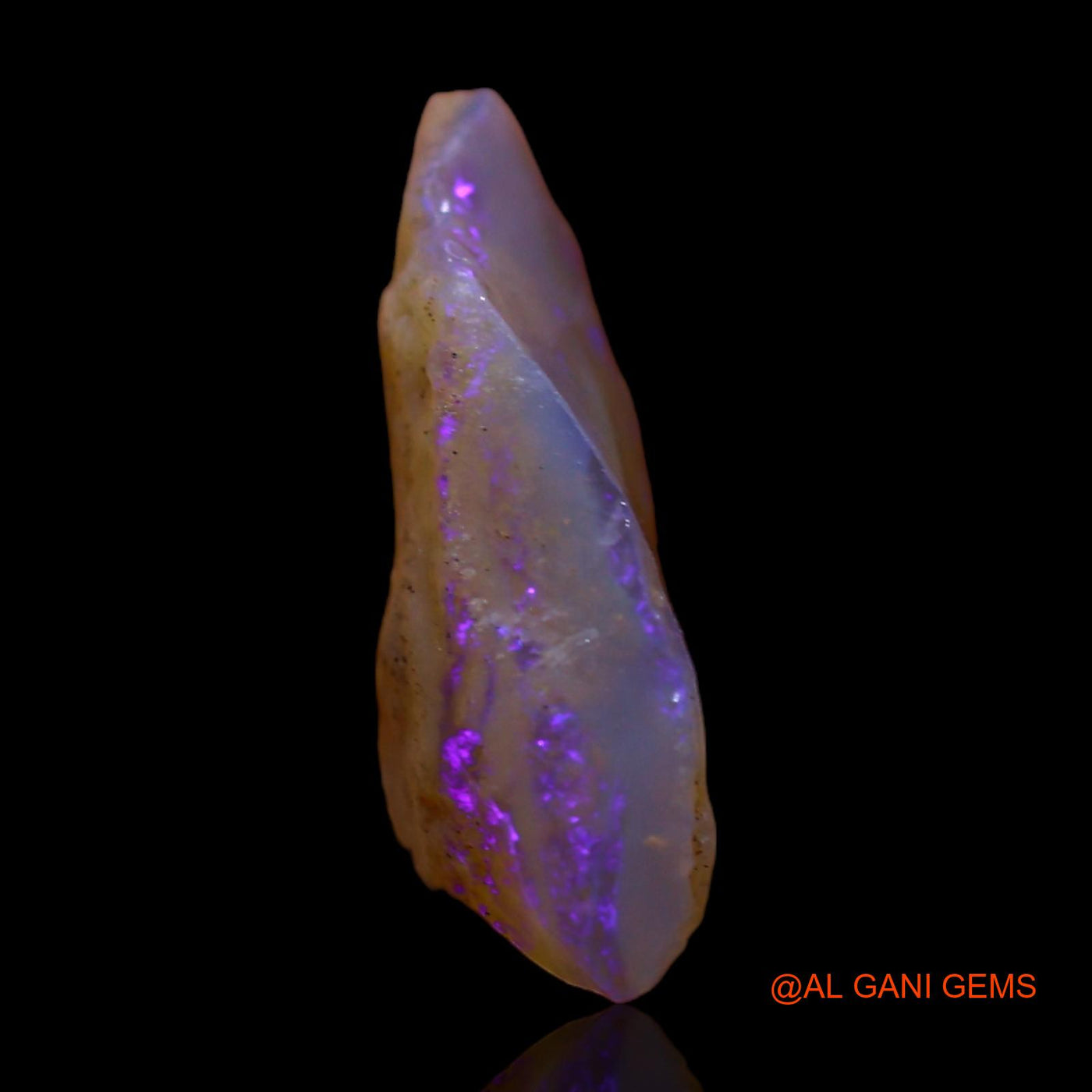 2.00 Cts Natural Australian Fire Opal Loose Gemstone Fancy Rough 11x11x4 mm RC-590