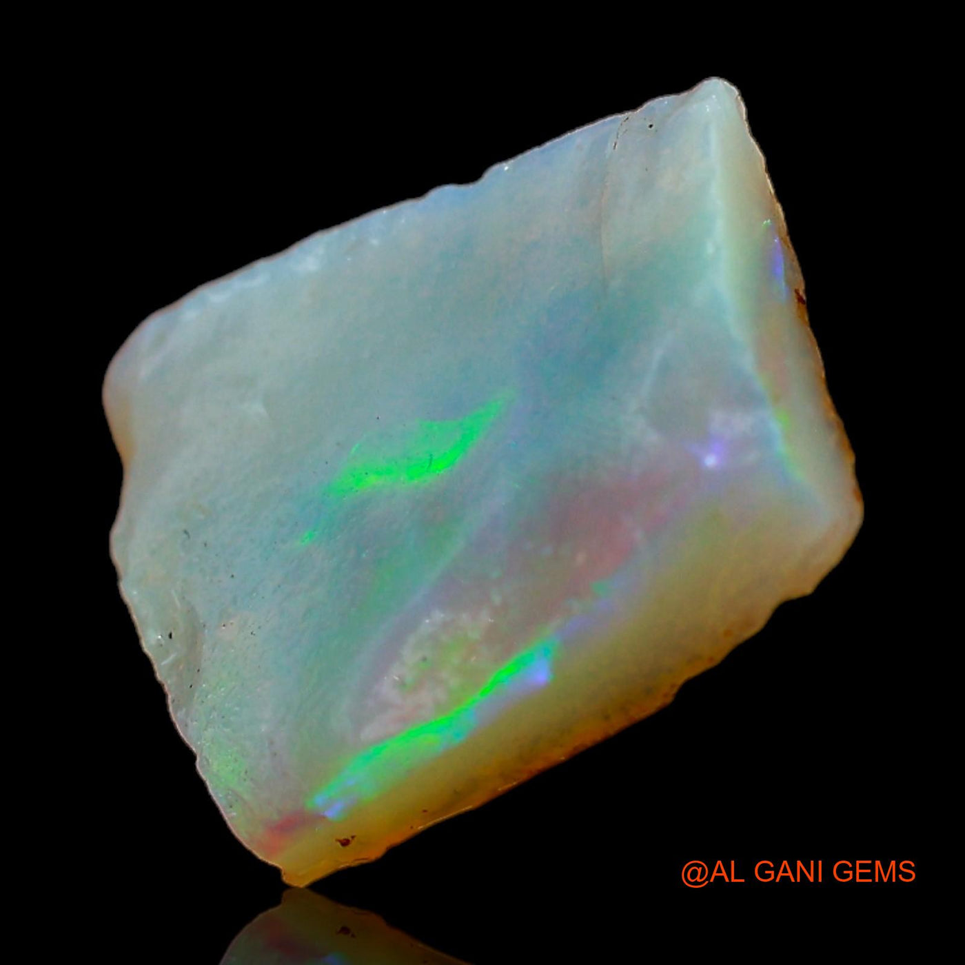 2.00 Cts Natural Australian Fire Opal Loose Gemstone Fancy Rough 12x10x4 mm RC-591