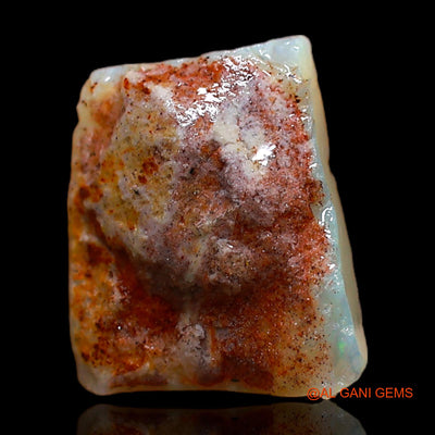 2.00 Cts Natural Australian Fire Opal Loose Gemstone Fancy Rough 12x10x4 mm RC-591