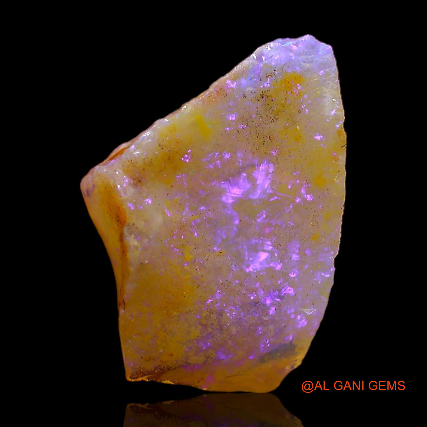 2.00 Cts Natural Australian Fire Opal Loose Gemstone Fancy Rough 13x9x4 mm RC-592