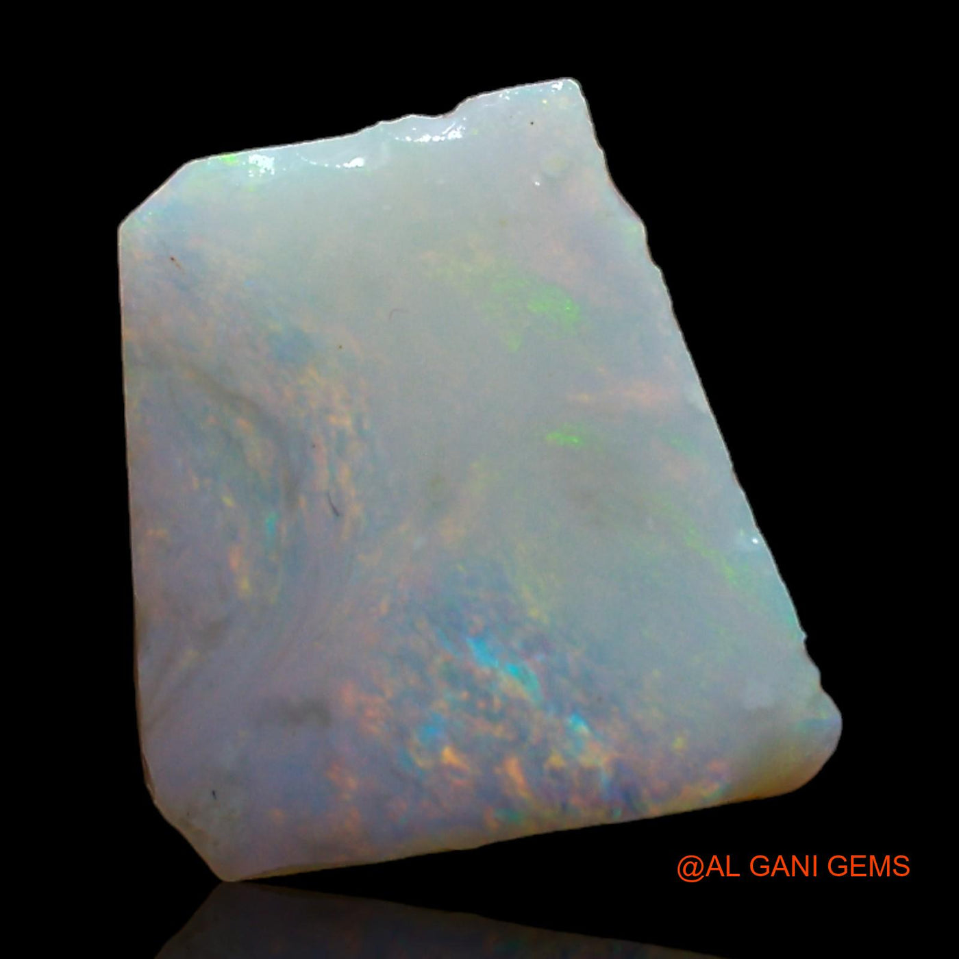 3.00 Cts Natural Australian Fire Opal Loose Gemstone Fancy Rough 11x9x3 mm RC-594