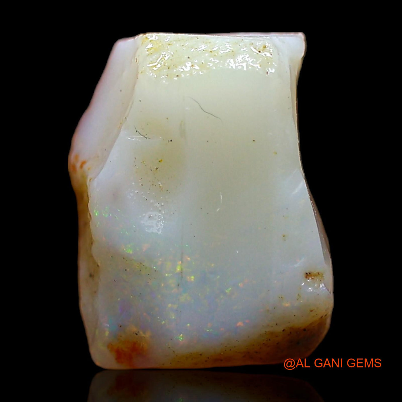 2.00 Cts Natural Australian Fire Opal Loose Gemstone Fancy Rough 10x8x4 mm RC-597