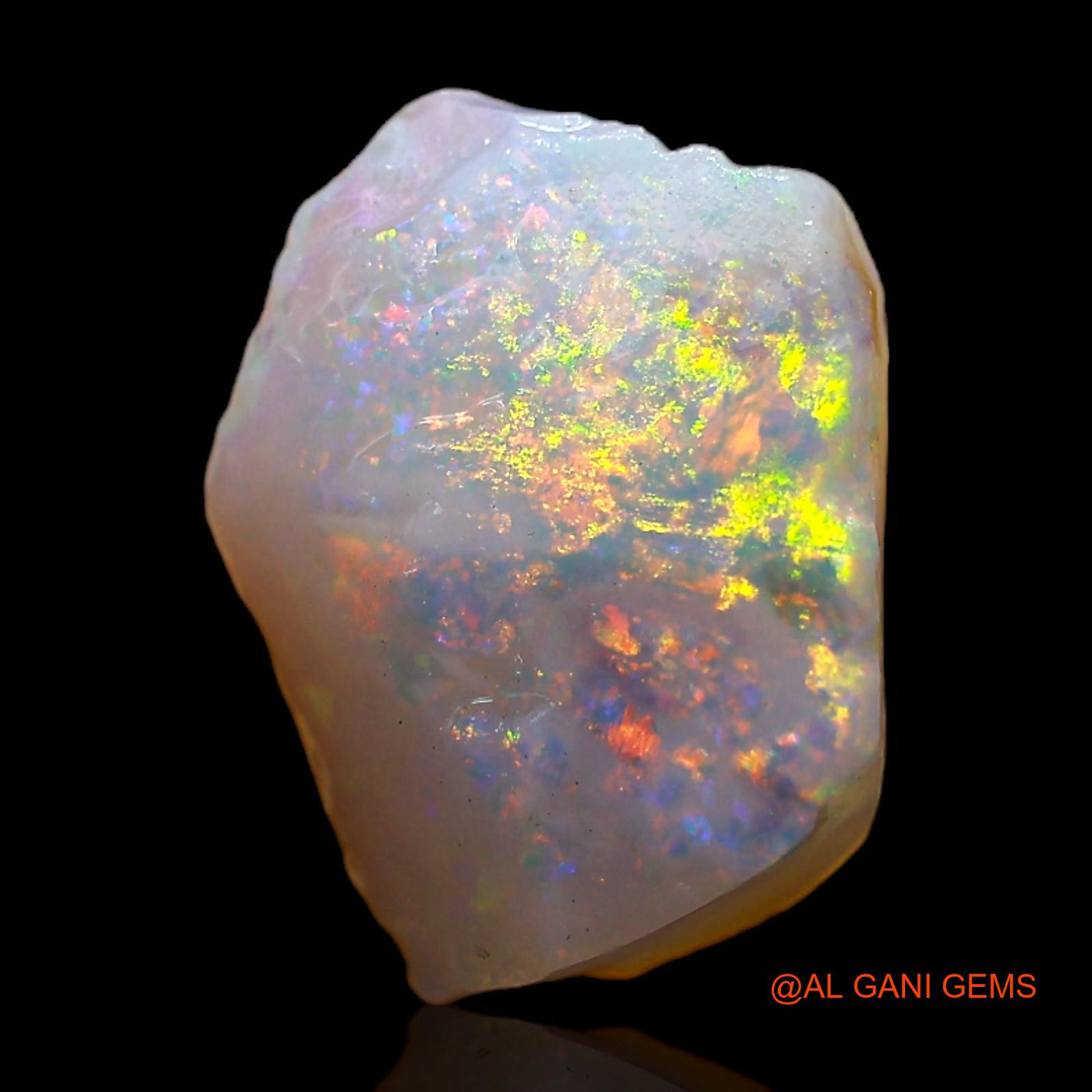1.50 Cts Natural Australian Fire Opal Loose Gemstone Fancy Rough 11x8x3 mm RC-598