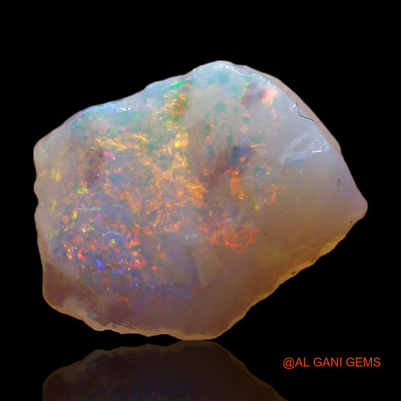 1.50 Cts Natural Australian Fire Opal Loose Gemstone Fancy Rough 11x8x3 mm RC-598