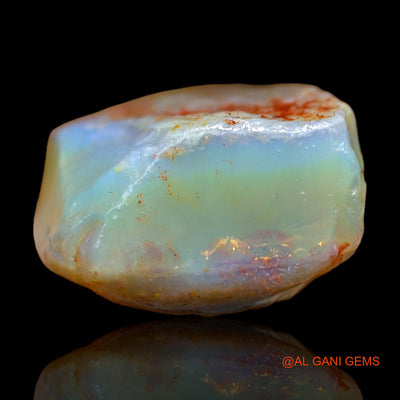 Natural Fire Opal Gemstone 20.00 Cts Loose Fancy Rough From Australia 19x16x11 mm RC-59
