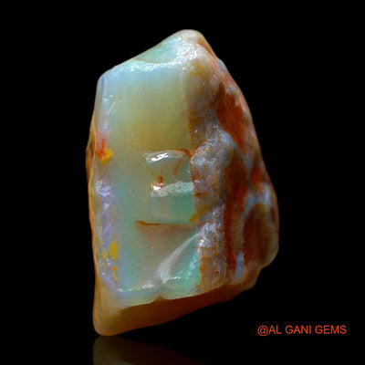 Natural Fire Opal Gemstone 20.00 Cts Loose Fancy Rough From Australia 19x16x11 mm RC-59