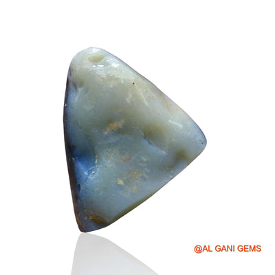 75.00 Cts Natural Australian Black Opal Loose Gemstone Fancy Cabochon 40x37x3 mm RC-5