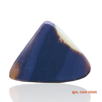 75.00 Cts Natural Australian Black Opal Loose Gemstone Fancy Cabochon 40x37x3 mm RC-5