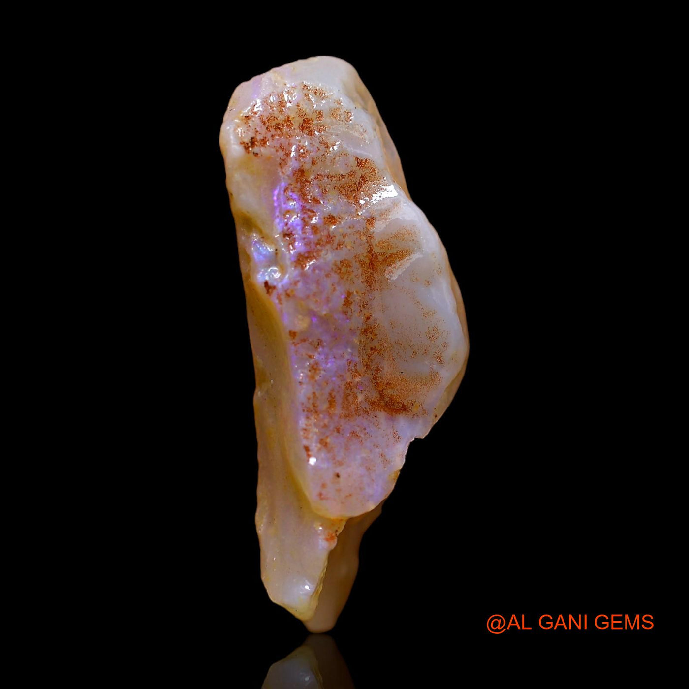 Natural Untreated Fire Opal Loose Gemstone Fancy Rough From Australia 15.00 Cts 24x18x9 mm RC-604