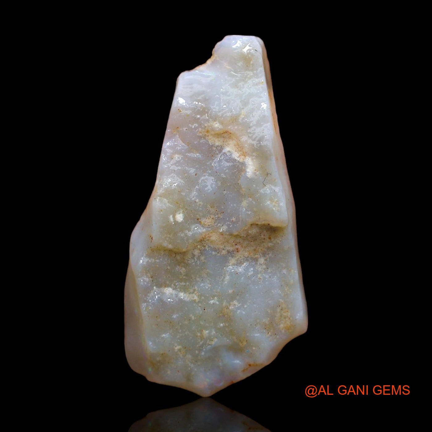 8.00 Cts Natural Australian Fire Opal Loose Gemstone Fancy Rough 26x13x4 mm RC-605