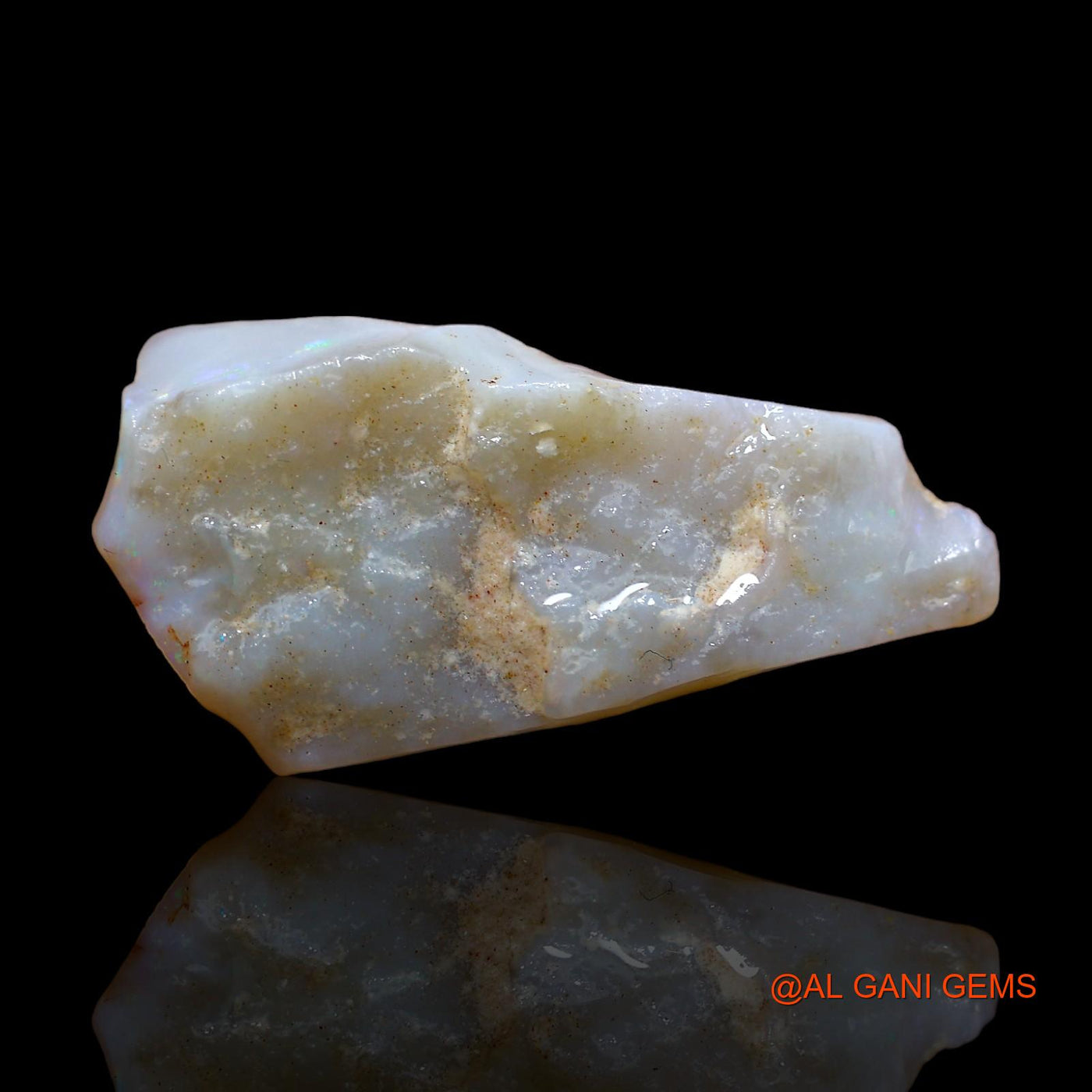 8.00 Cts Natural Australian Fire Opal Loose Gemstone Fancy Rough 26x13x4 mm RC-605