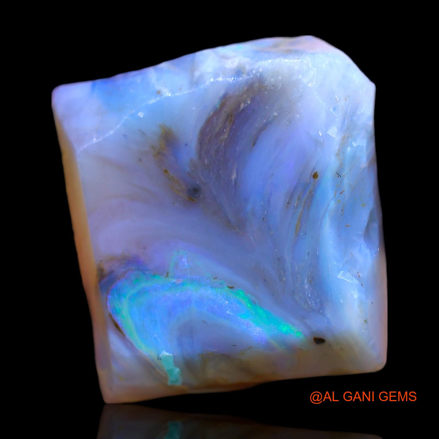 22.00 Cts Natural Australian Fire Opal Loose Gemstone Fancy Rough 20x18x8 mm RC-607
