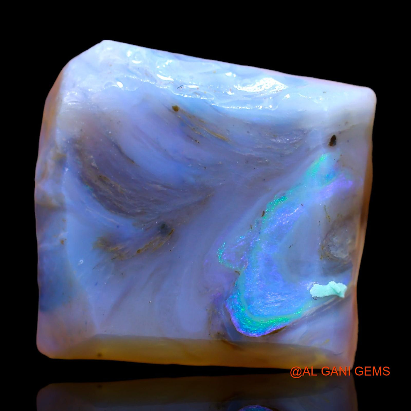 22.00 Cts Natural Australian Fire Opal Loose Gemstone Fancy Rough 20x18x8 mm RC-607