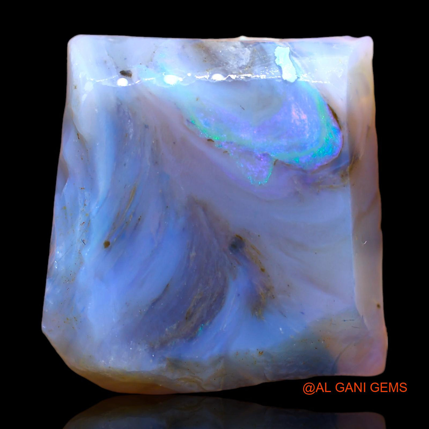 22.00 Cts Natural Australian Fire Opal Loose Gemstone Fancy Rough 20x18x8 mm RC-607