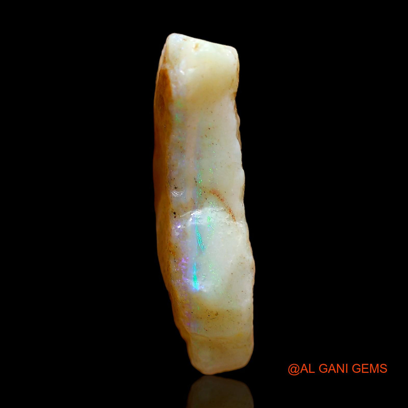Natural Untreated Fire Opal Loose Gemstone Fancy Rough From Australia 15.00 Cts 23x15x6 mm RC-609