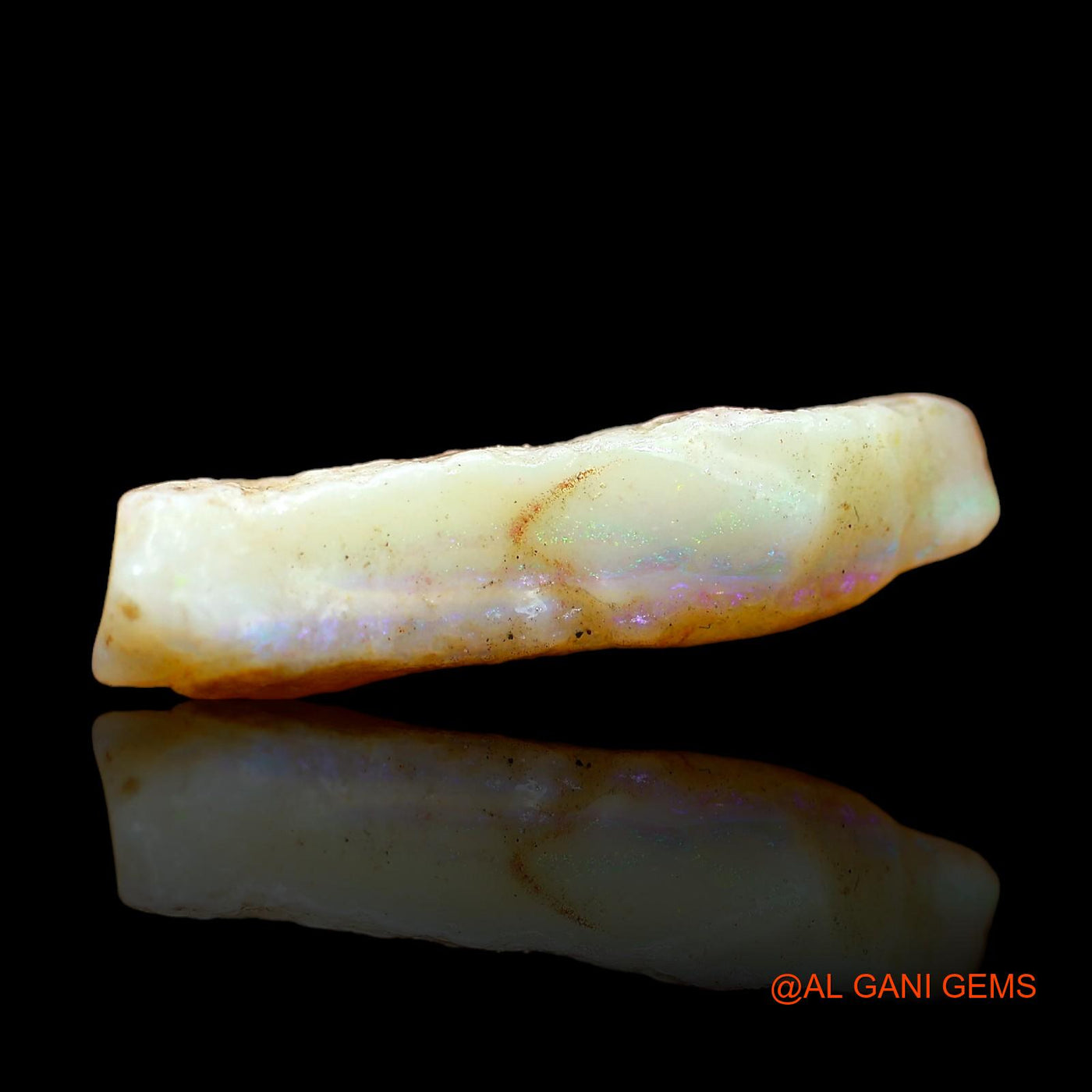 Natural Untreated Fire Opal Loose Gemstone Fancy Rough From Australia 15.00 Cts 23x15x6 mm RC-609