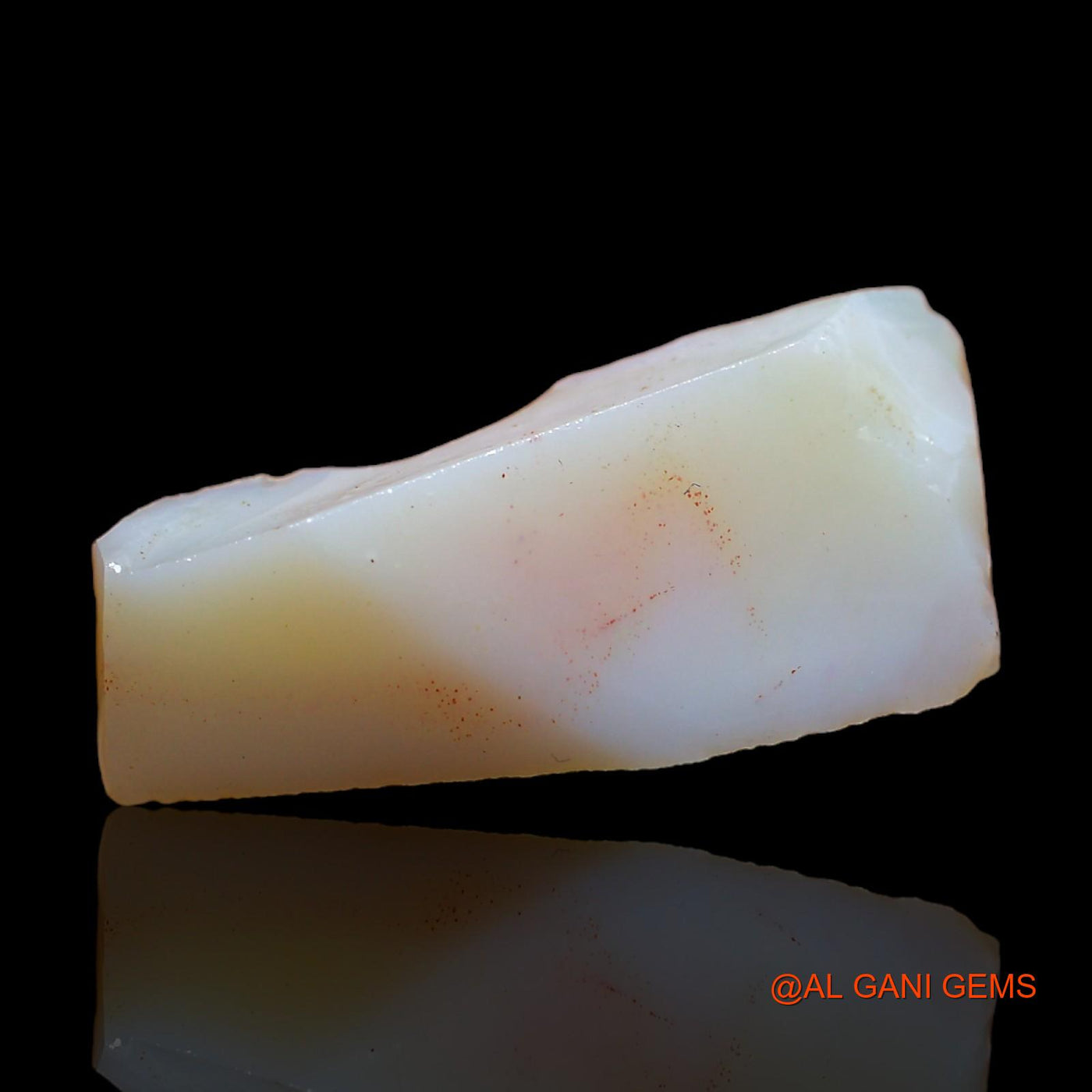 Natural Fire Opal Gemstone 9.00 Cts Loose Fancy Rough From Australia 23x9x5 mm RC-60