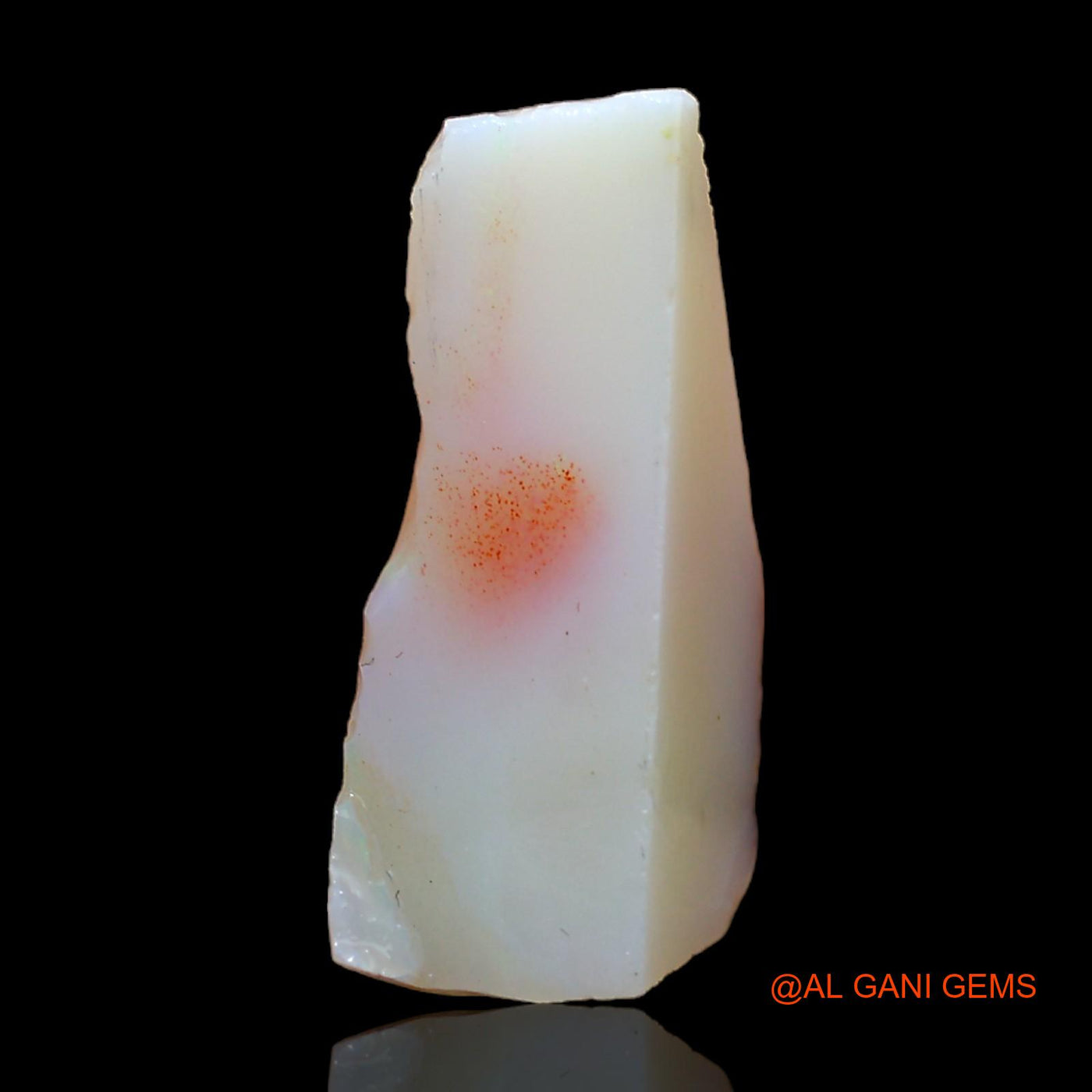 Natural Fire Opal Gemstone 9.00 Cts Loose Fancy Rough From Australia 23x9x5 mm RC-60
