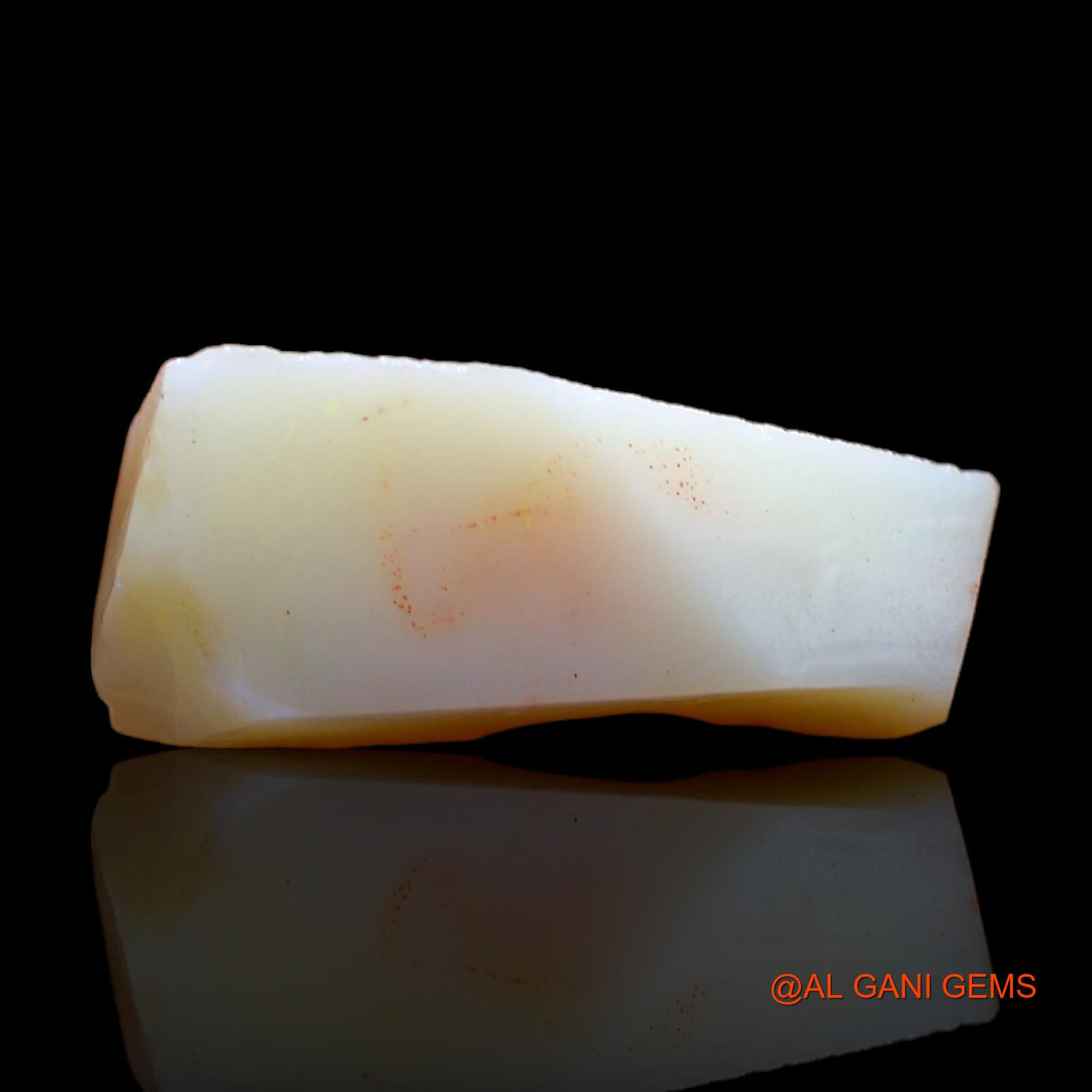 Natural Fire Opal Gemstone 9.00 Cts Loose Fancy Rough From Australia 23x9x5 mm RC-60
