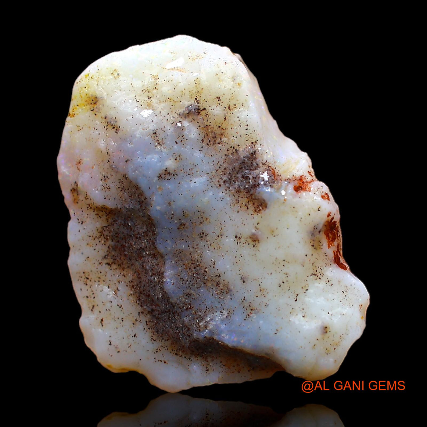 9.00 Cts Unheated Australian Fire Opal Loose Gemstone Fancy Rough Natural 21x17x5 mm RC-611