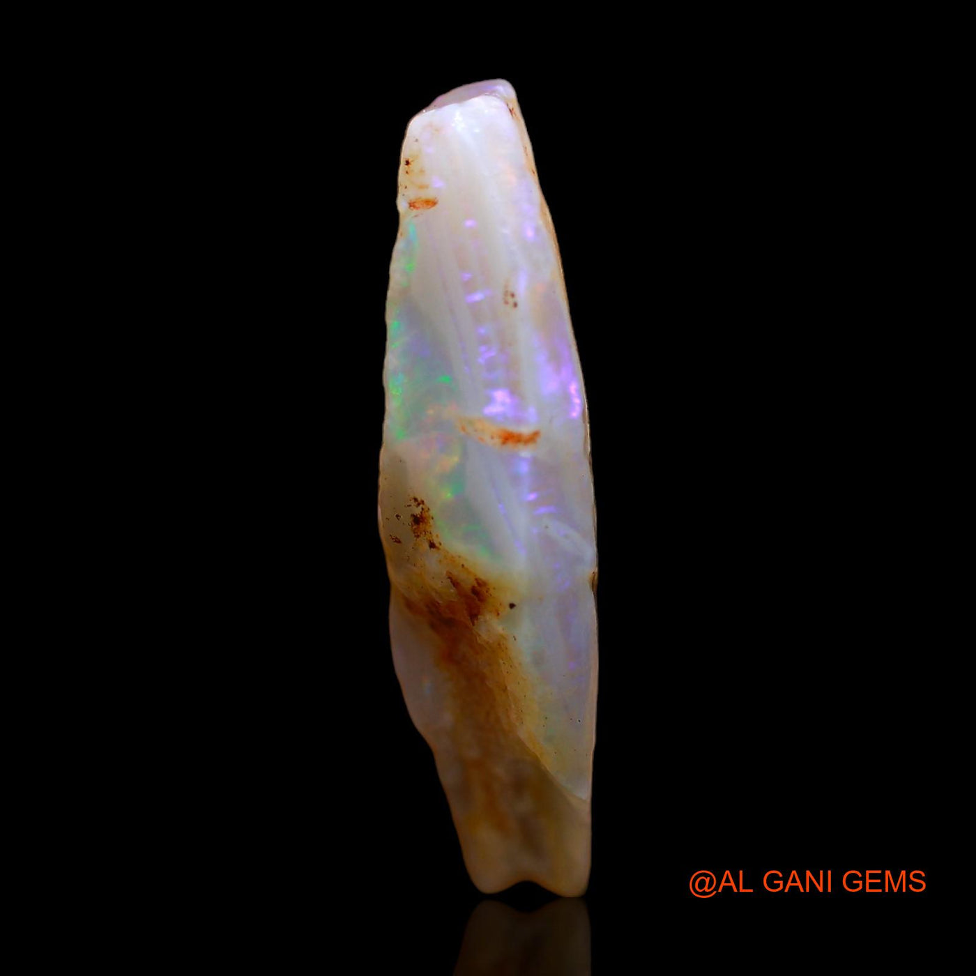 11.00 Cts Natural Australian Fire Opal Loose Gemstone Fancy Rough 24x15x6 mm RC-612