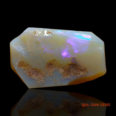 Natural Fire Opal Gemstone 9.00 Cts Loose Fancy Rough From Australia 22x14x4 mm RC-613