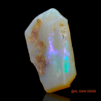 Natural Fire Opal Gemstone 9.00 Cts Loose Fancy Rough From Australia 22x14x4 mm RC-613