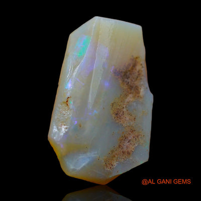 Natural Fire Opal Gemstone 9.00 Cts Loose Fancy Rough From Australia 22x14x4 mm RC-613
