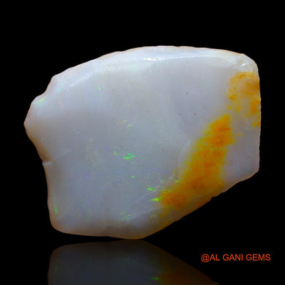 Natural Untreated Fire Opal Loose Gemstone Fancy Rough From Australia 7.00 Cts 21x16x3 mm RC-614