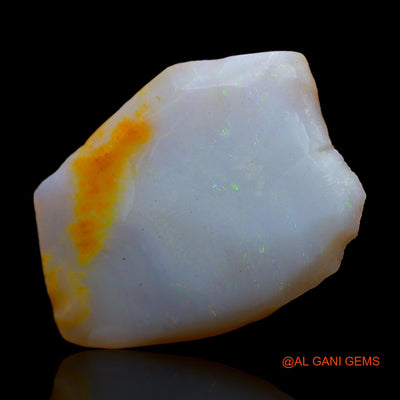 Natural Untreated Fire Opal Loose Gemstone Fancy Rough From Australia 7.00 Cts 21x16x3 mm RC-614
