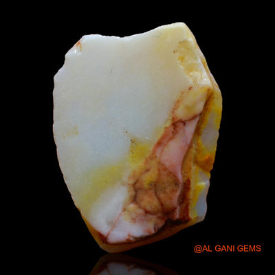 Natural Untreated Fire Opal Loose Gemstone Fancy Rough From Australia 7.00 Cts 21x16x3 mm RC-614