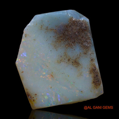 Natural Fire Opal Gemstone 12.00 Cts Loose Fancy Rough From Australia 17x15x5 mm RC-616