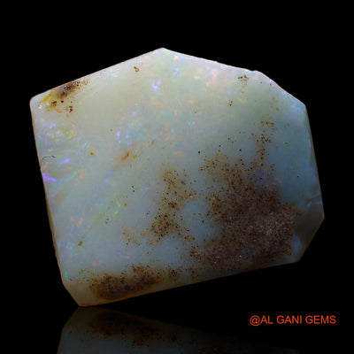 Natural Fire Opal Gemstone 12.00 Cts Loose Fancy Rough From Australia 17x15x5 mm RC-616
