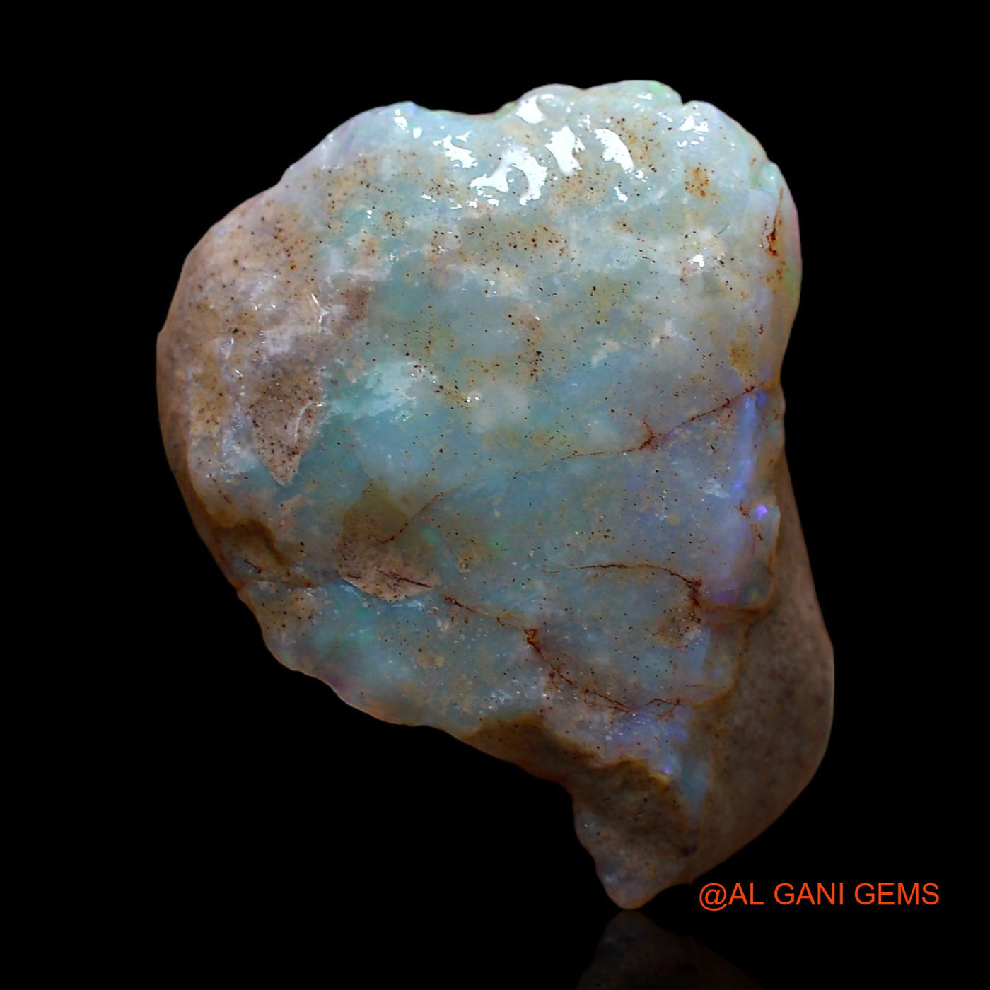 10.00 Cts Natural Australian Fire Opal Loose Gemstone Fancy Rough 20x16x6 mm RC-618