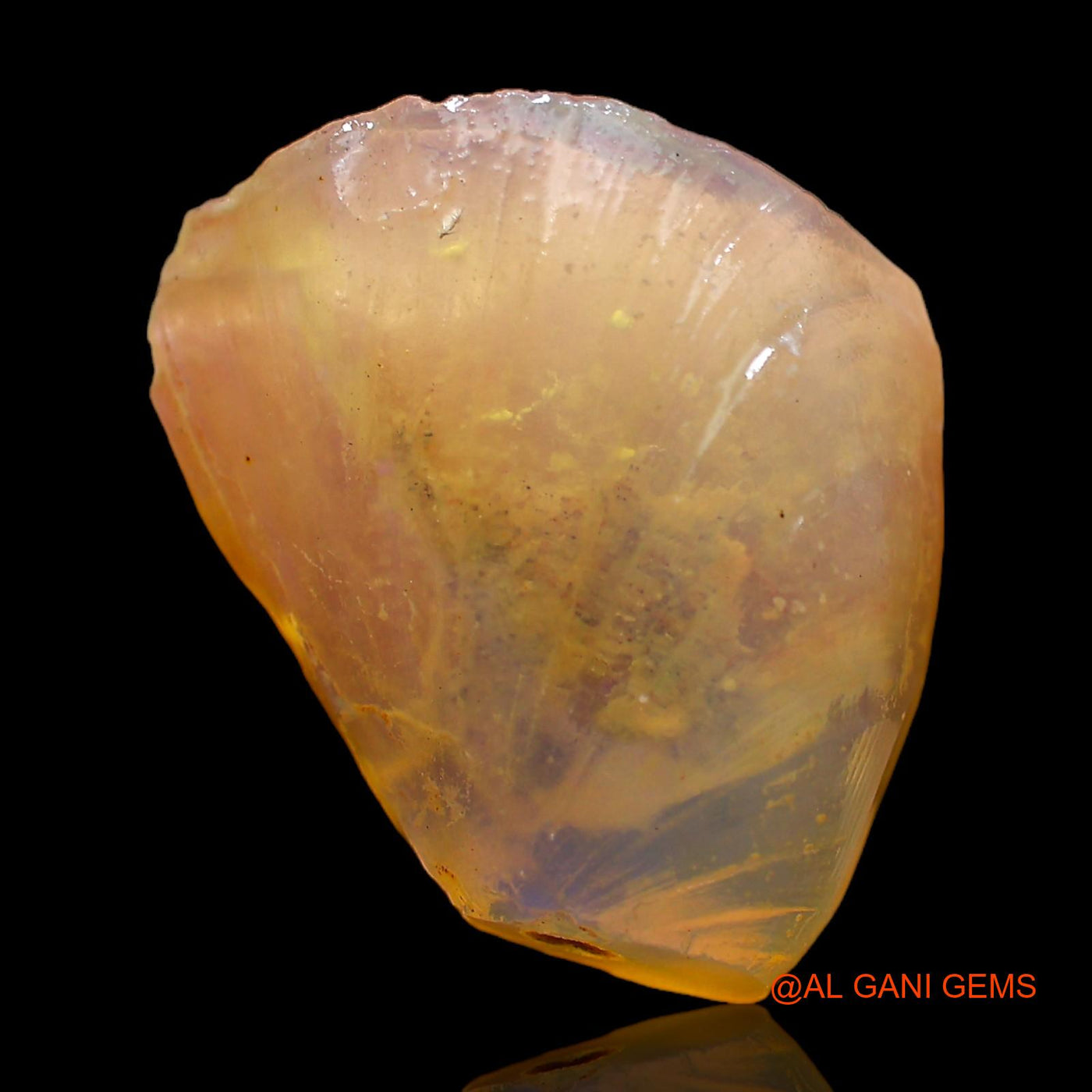 9.00 Cts Natural Australian Fire Opal Loose Gemstone Fancy Rough 21x18x6 mm RC-619