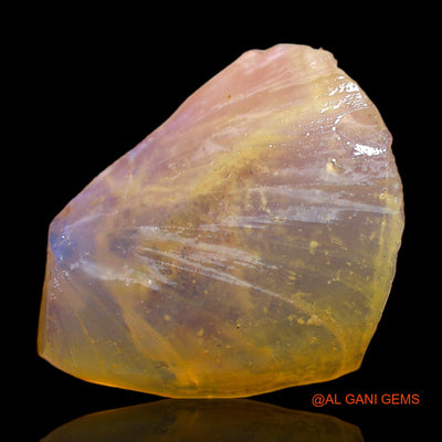 9.00 Cts Natural Australian Fire Opal Loose Gemstone Fancy Rough 21x18x6 mm RC-619