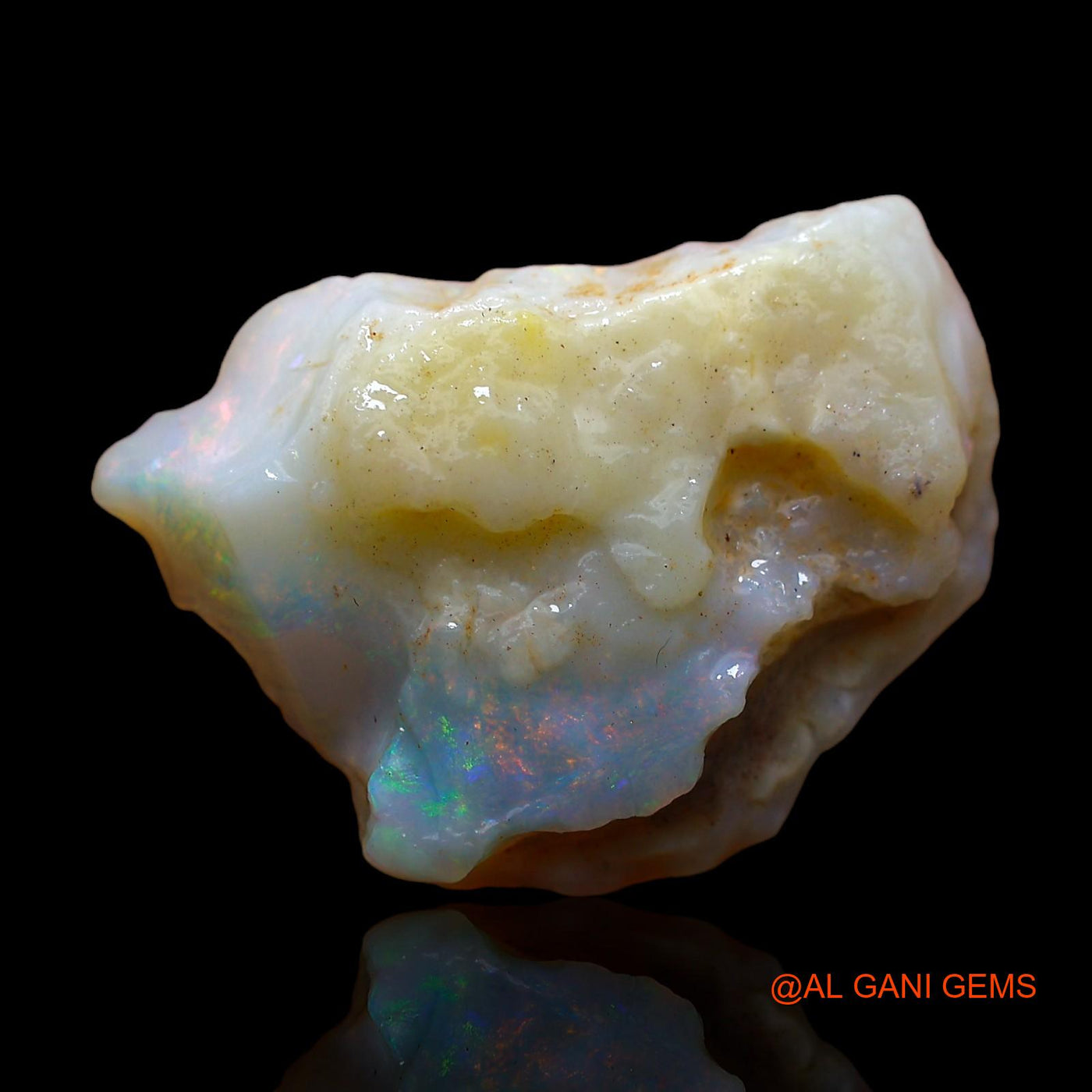 8.00 Cts Natural Australian Fire Opal Loose Gemstone Fancy Rough 22x15x5 mm RC-621