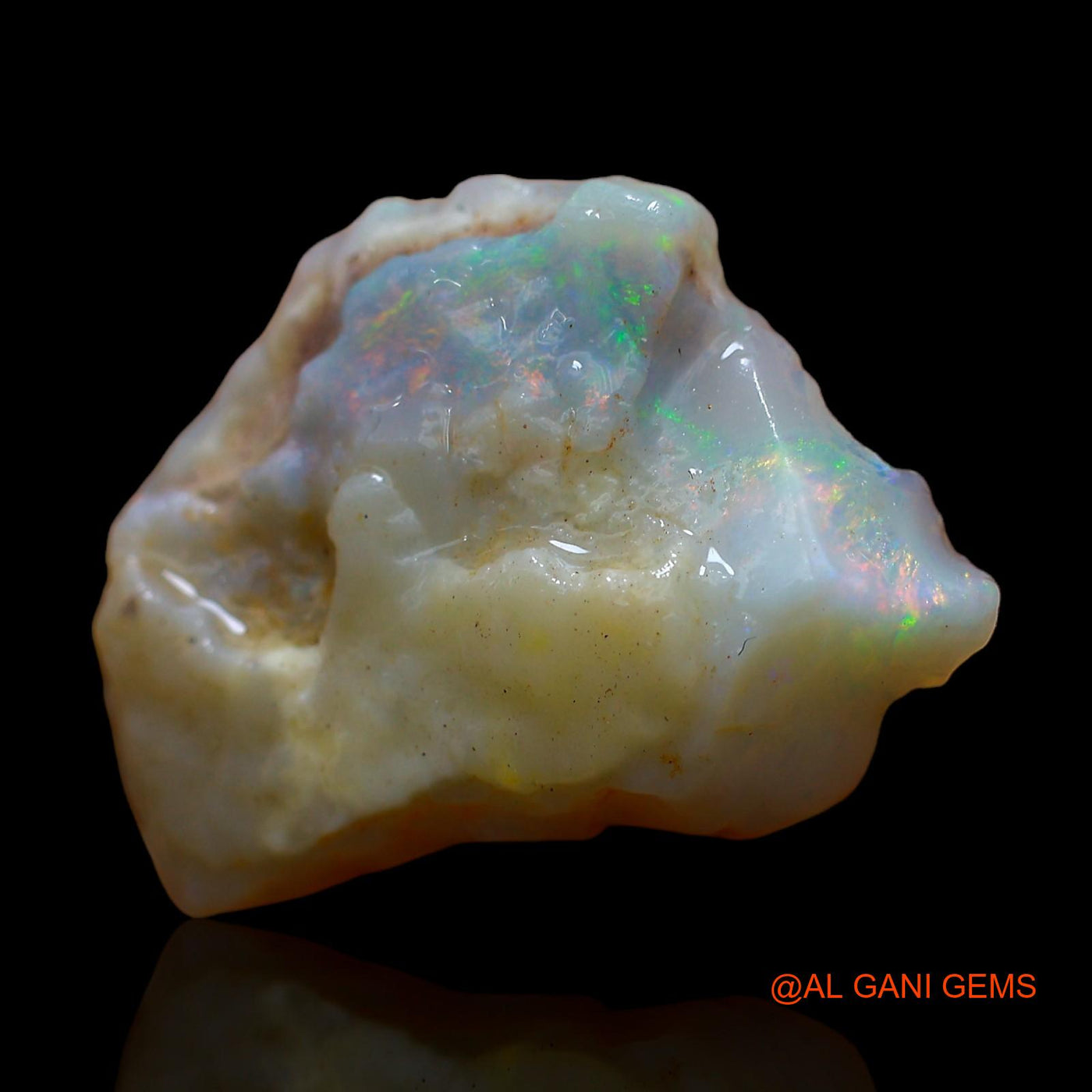 8.00 Cts Natural Australian Fire Opal Loose Gemstone Fancy Rough 22x15x5 mm RC-621