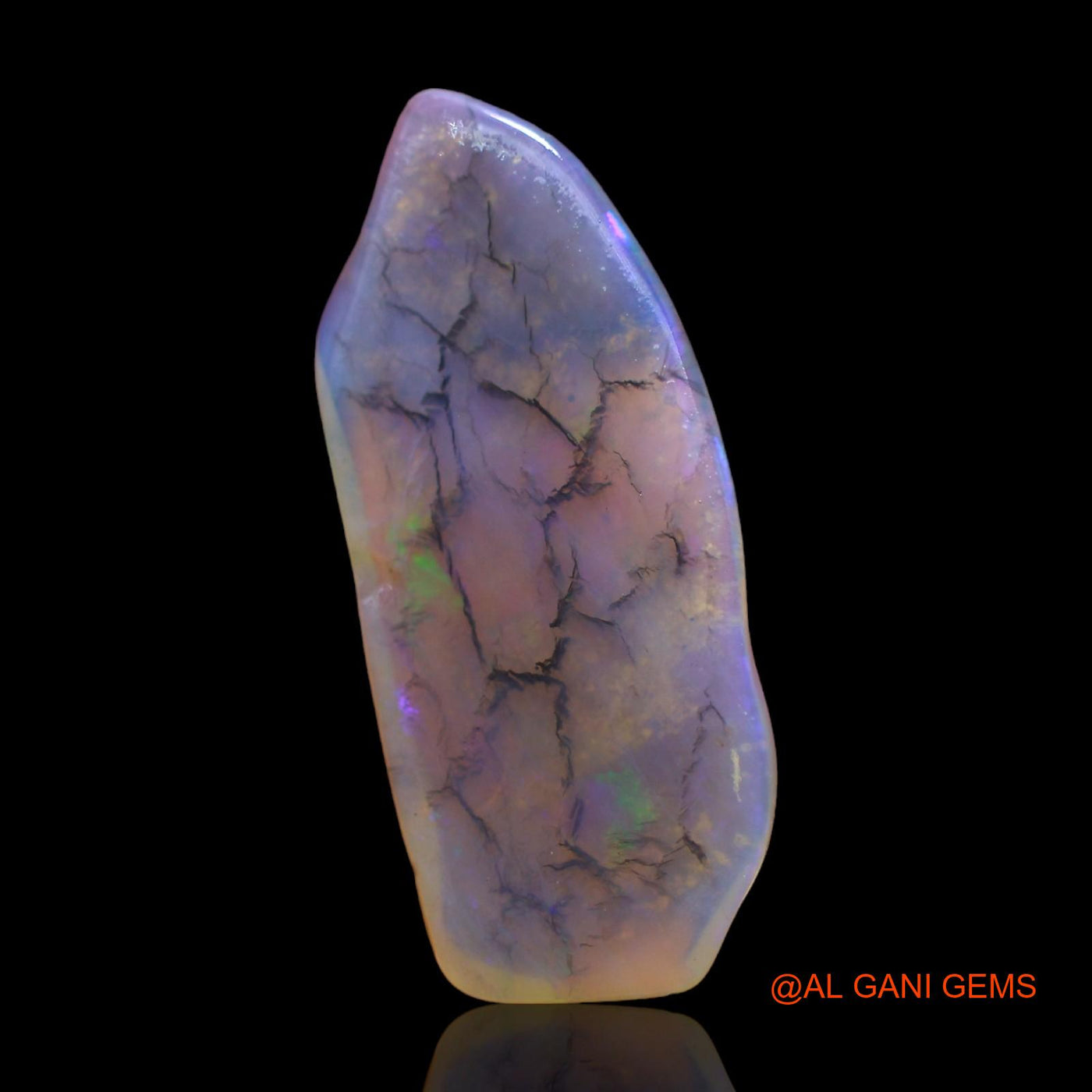Natural Fire Opal Gemstone 5.00 Cts Loose Fancy Rough From Australia 26x11x2 mm RC-622