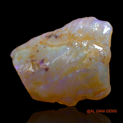 Natural Untreated Fire Opal Loose Gemstone Fancy Rough From Australia 6.00 Cts 19x15x4 mm RC-624