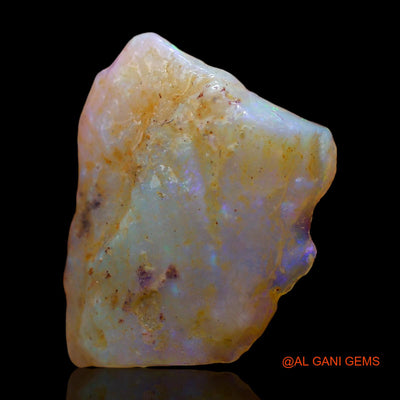 Natural Untreated Fire Opal Loose Gemstone Fancy Rough From Australia 6.00 Cts 19x15x4 mm RC-624