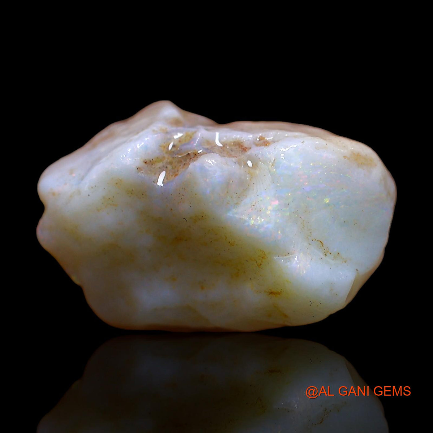 13.00 Cts Natural Australian Fire Opal Loose Gemstone Fancy Rough 20x13x9 mm RC-635