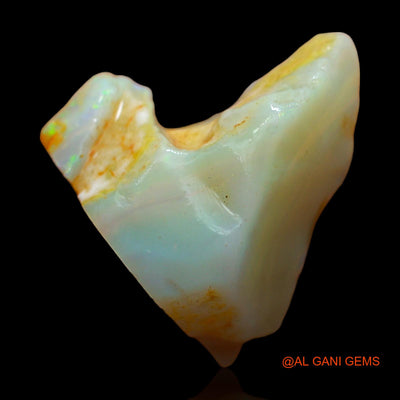 11.00 Cts Unheated Australian Fire Opal Loose Gemstone Fancy Rough Natural 19x19x7 mm RC-63