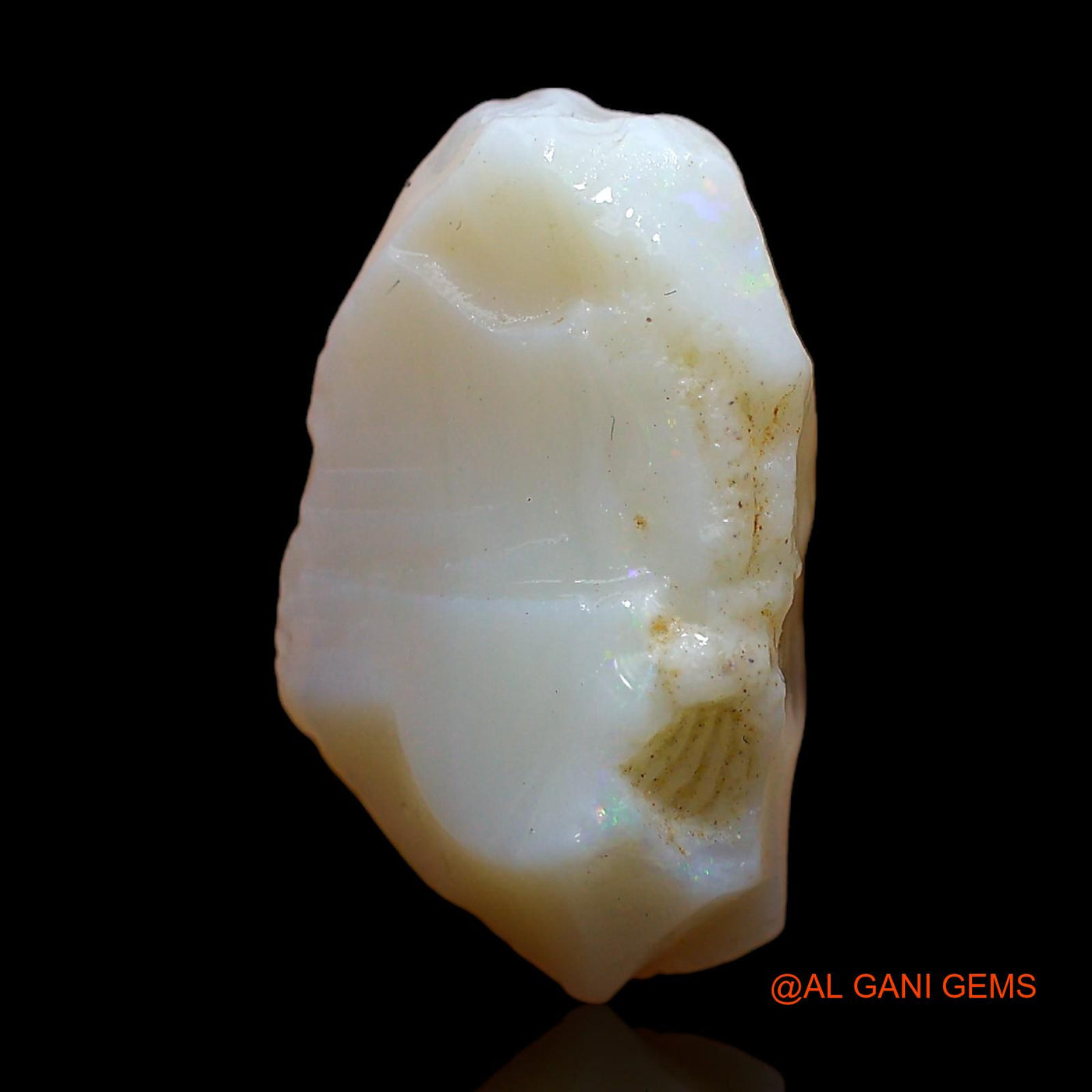 8.00 Cts Natural Australian Fire Opal Loose Gemstone Fancy Rough 19x11x7 mm RC-645