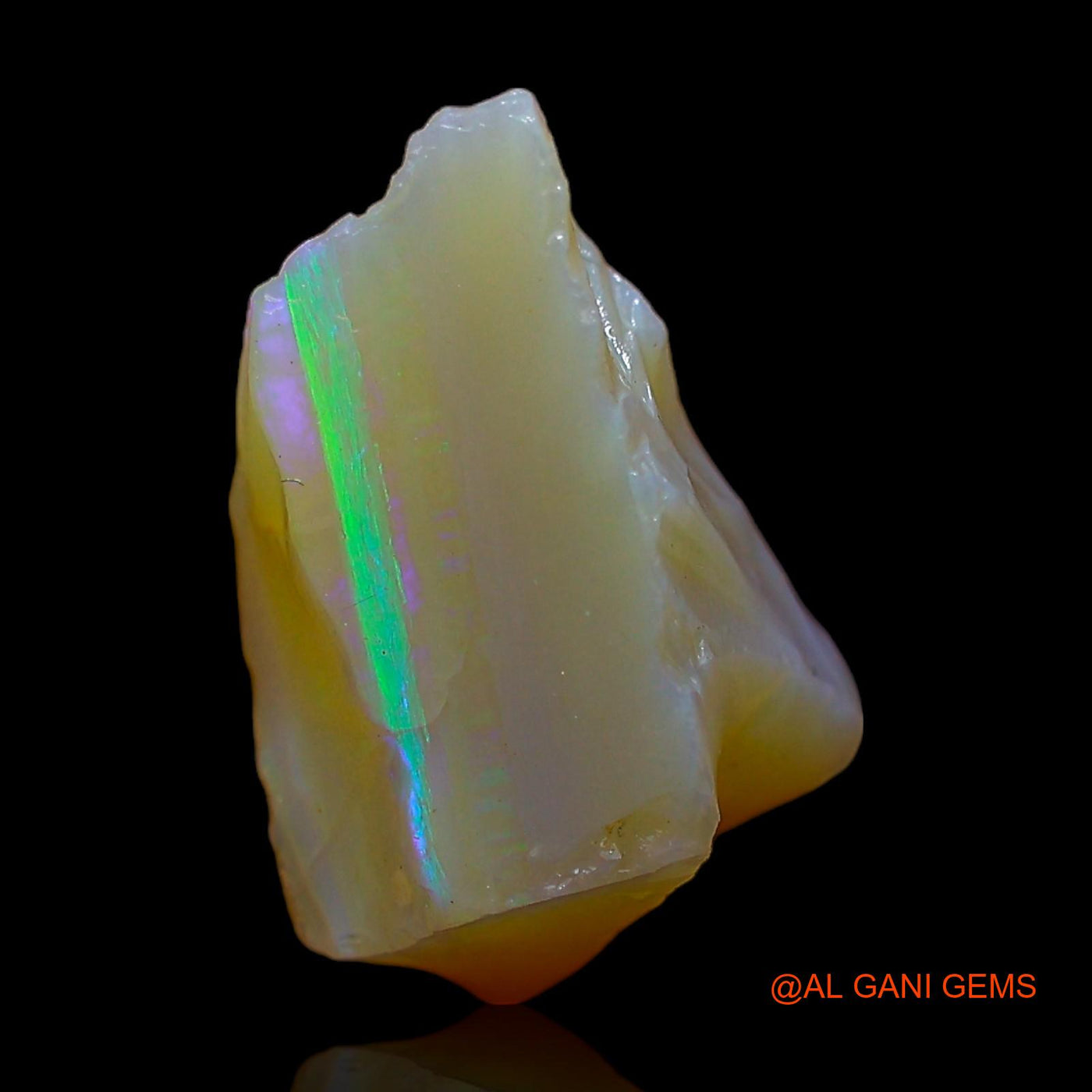 Natural Untreated Fire Opal Loose Gemstone Fancy Rough From Australia 9.00 Cts 18x12x11 mm RC-646